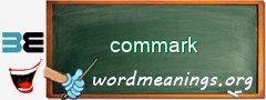 WordMeaning blackboard for commark